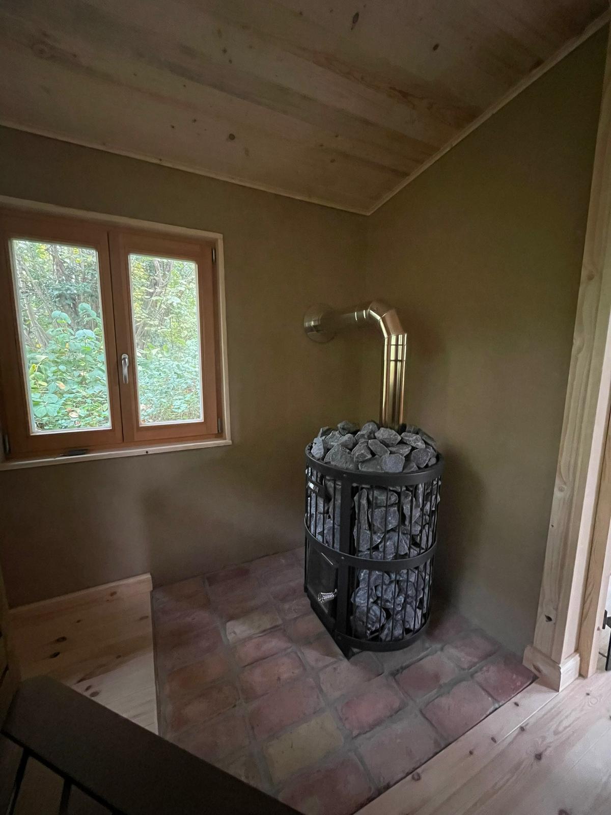 Lehmputz Wand Innenausbau Projekt