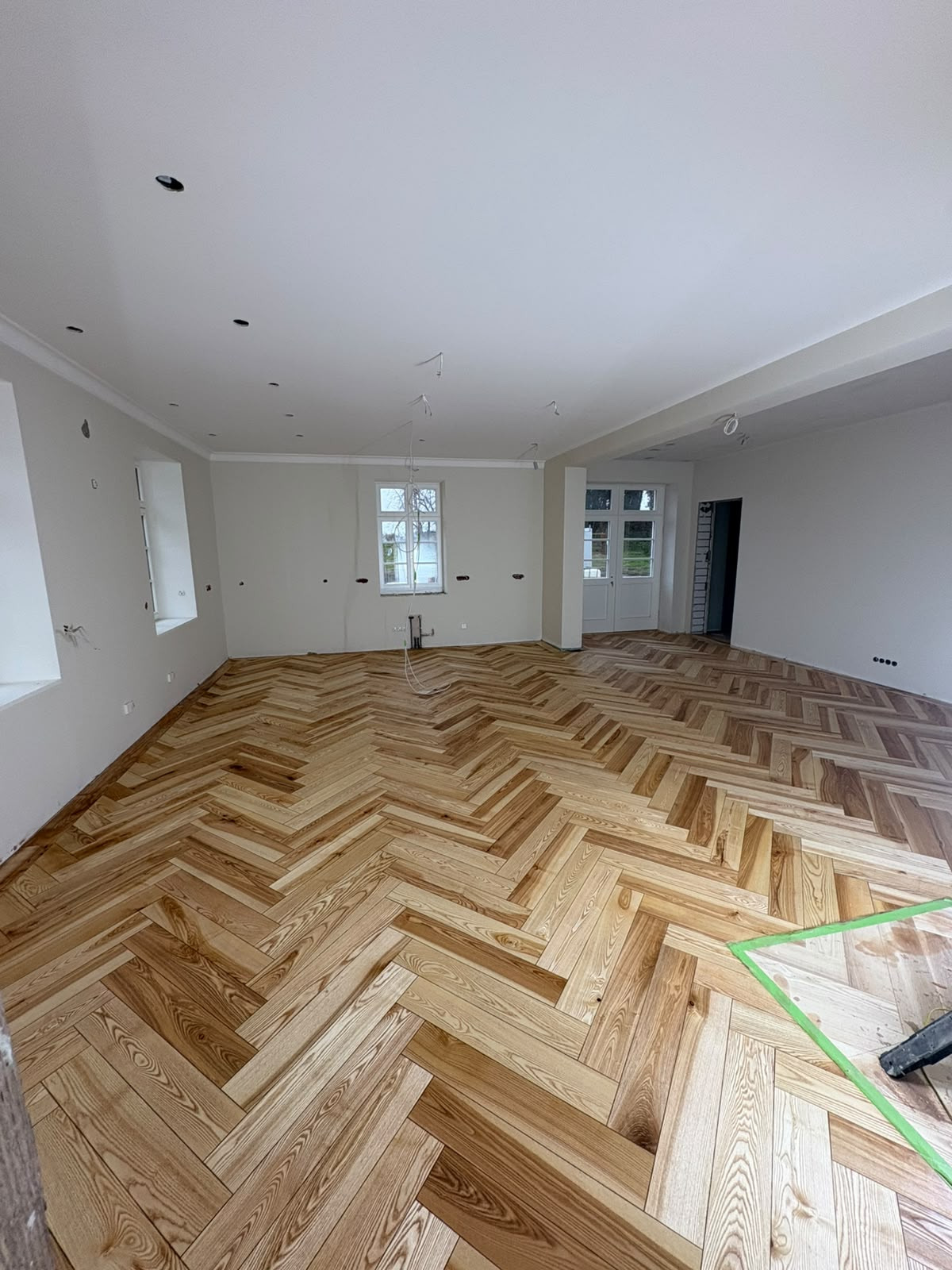 Holzboden Verlegung Eiche Parkett